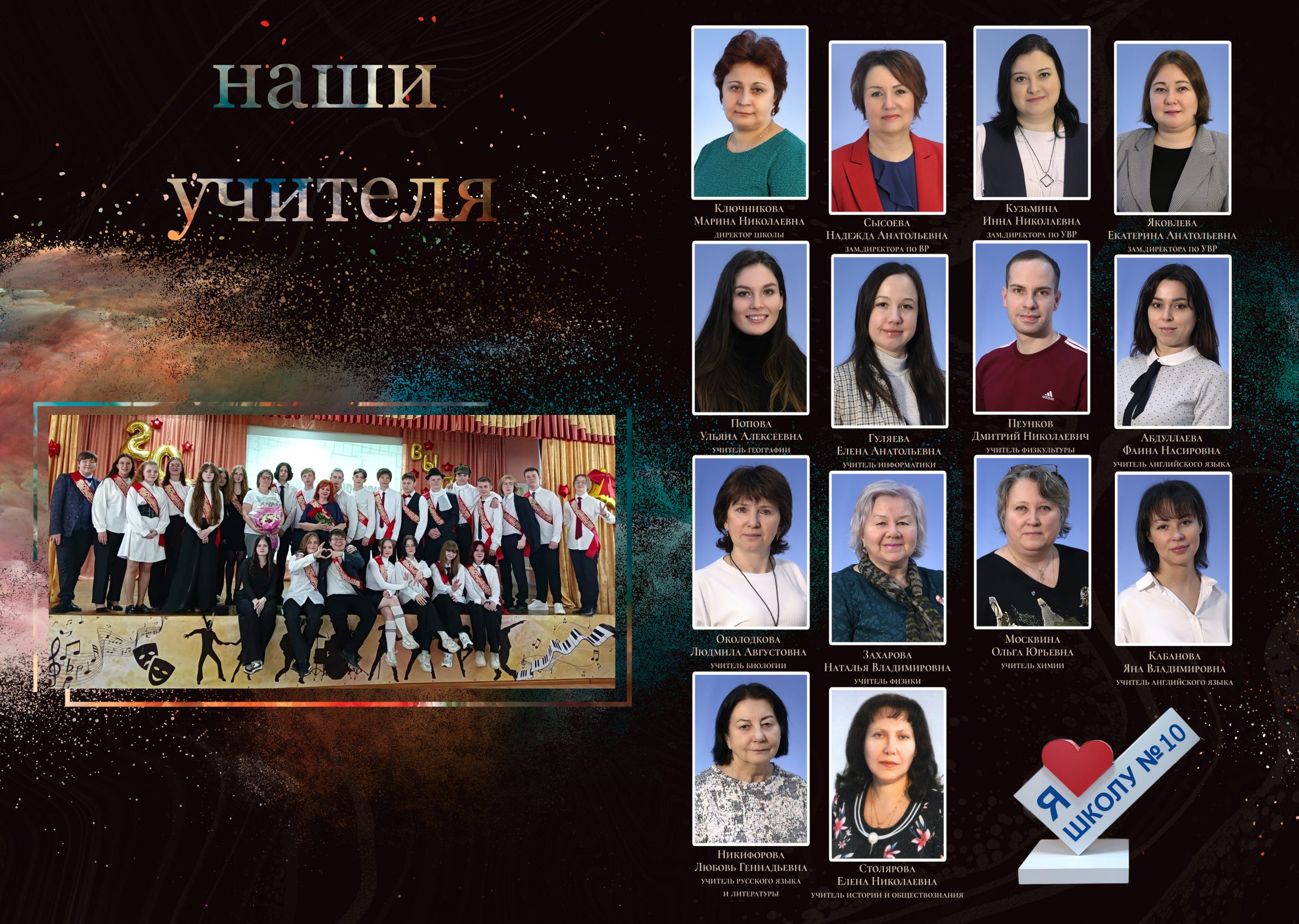 Разворот 14 выпускного альбома «Альбом №7» для 11 класса